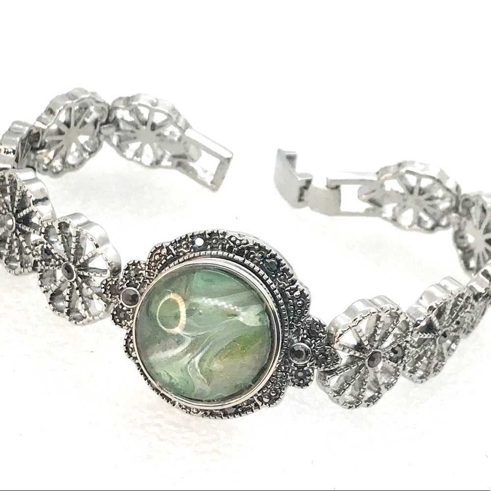 Snap bracelet with Handmade 20mm snap SB20
